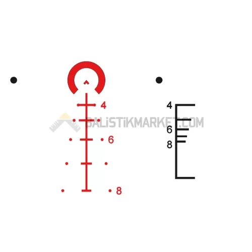 Primary Arms SLx 1-6x24mm SFP Tüfek Dürbünü Gen III - Illuminated ACSS-5.56/5.45/.308