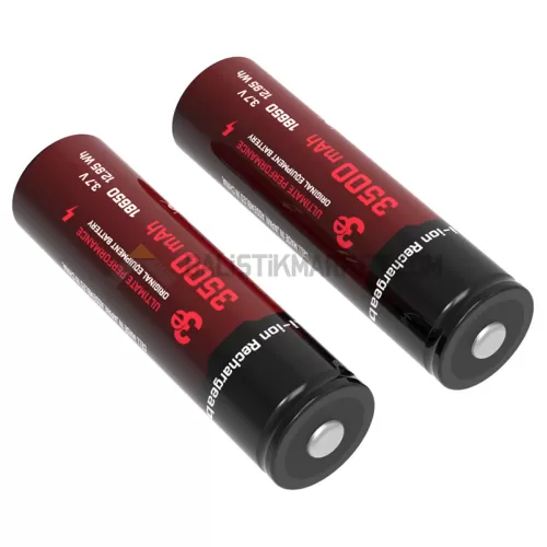 3E 18650 3500mAh Şarj Edilebilir Li-ion Pil (4 Adet)