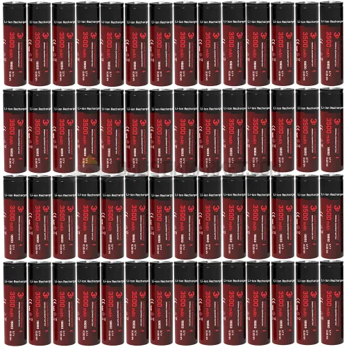3E 18650 3500mAh Şarj Edilebilir Li-ion Pil (50 Adet)