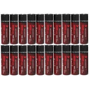 3E 18650 3500mAh Şarj Edilebilir Li-ion Pil (16 Adet)