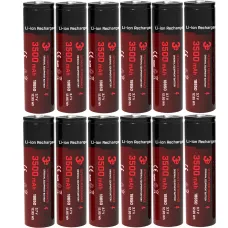 3E 18650 3500mAh Şarj Edilebilir Li-ion Pil (12 Adet)