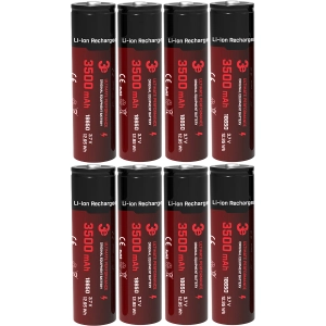 3E 18650 3500mAh Şarj Edilebilir Li-ion Pil (8 Adet)