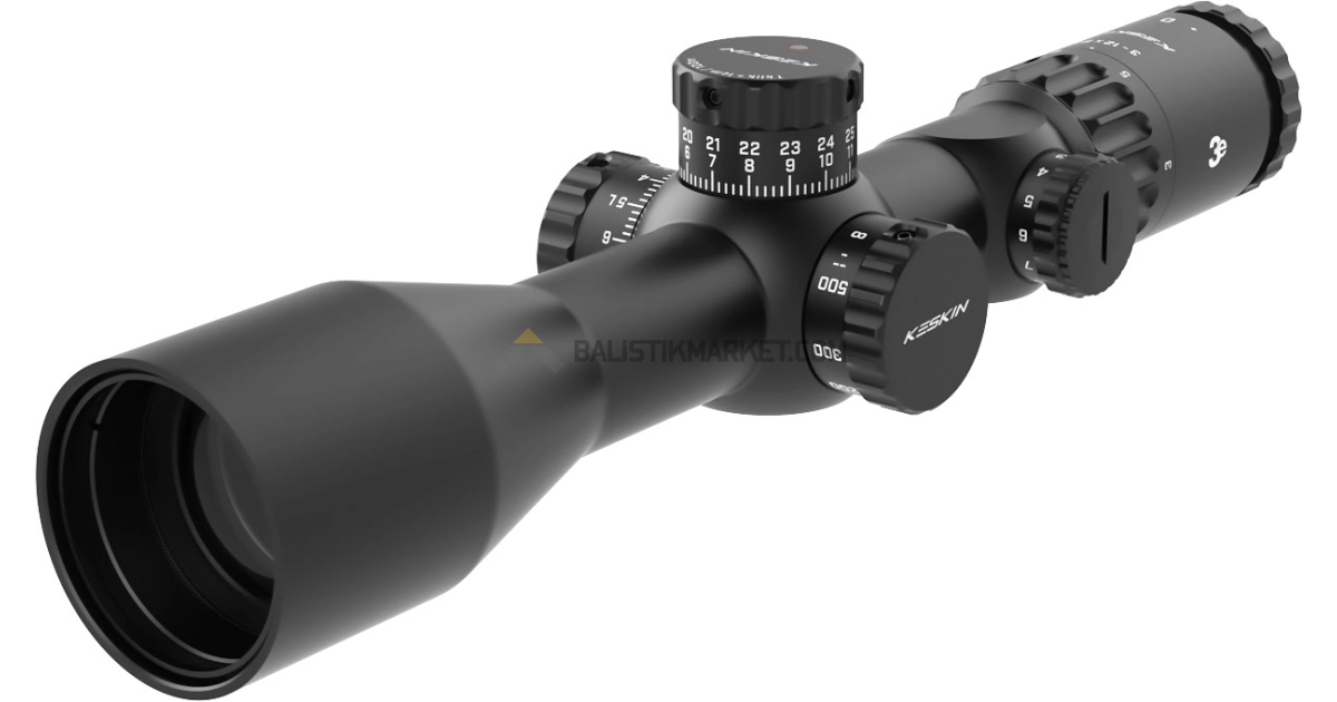 3E KESKİN 3-12x50 FFP EMR-M15C (MRAD) Tüfek Dürbünü