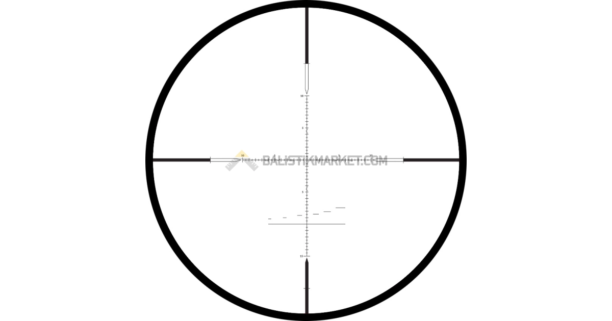 3E KESKİN 3-12x50 FFP EMR-M15C (MRAD) Tüfek Dürbünü