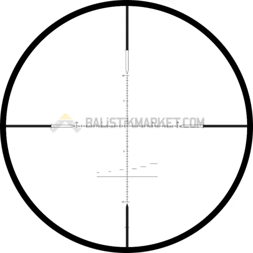 3E KESKİN 3-12x50 FFP EMR-M15C (MRAD) Tüfek Dürbünü