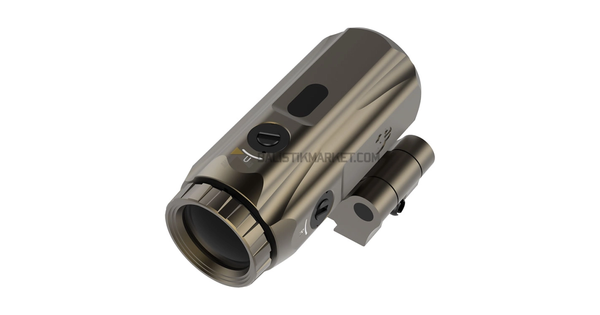3E M5X 5X Magnifier Büyüteç (Tan)