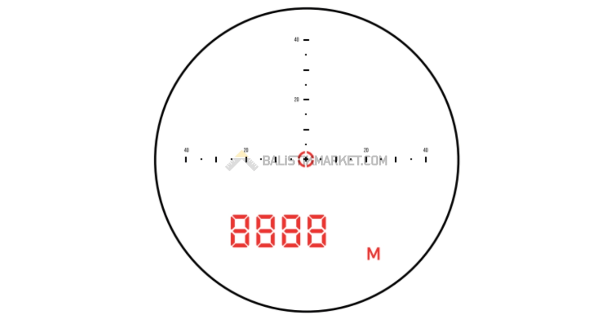 3E MLRF-M 2500 Balistik Monoküler Lazer Mesafe Ölçer