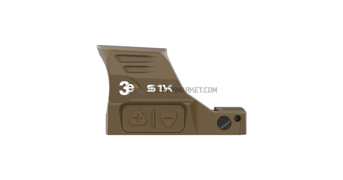 3E S1X Multi-Reticle Refleks Nişangah Red Dot (2 MOA & 32 MOA Circle, A.I Dark Earth H250)