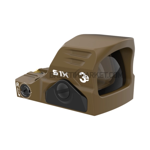 3E S1X Multi-Reticle Refleks Nişangah Red Dot (2 MOA & 32 MOA Circle, A.I Dark Earth H250)