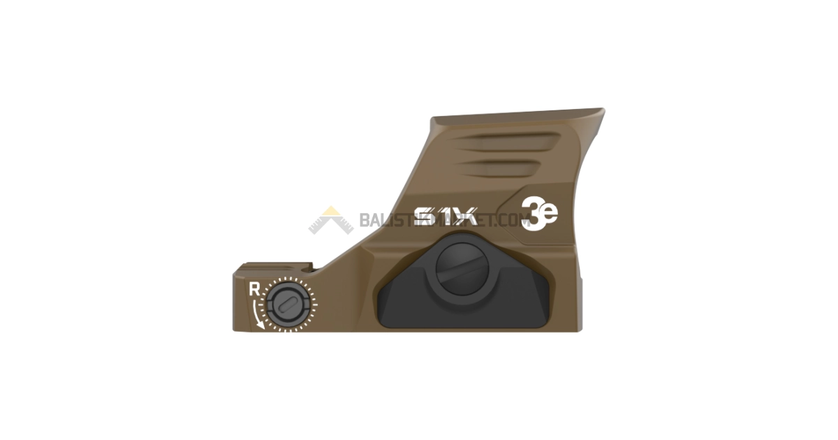 3E S1X Multi-Reticle Refleks Nişangah Red Dot (2 MOA & 32 MOA Circle, A.I Dark Earth H250)
