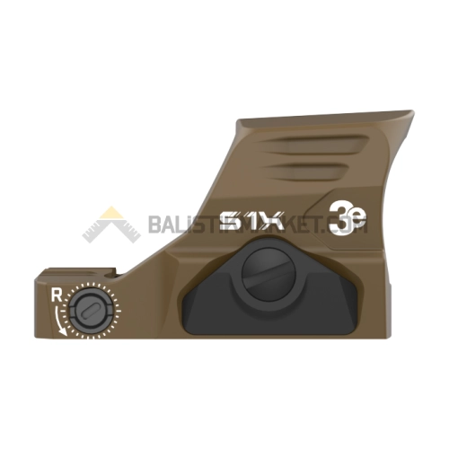 3E S1X Multi-Reticle Refleks Nişangah Red Dot (2 MOA & 32 MOA Circle, A.I Dark Earth H250)