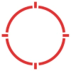 3E S1X Multi-Reticle Refleks Nişangah Red Dot (2 MOA & 32 MOA Circle, A.I Dark Earth H250)