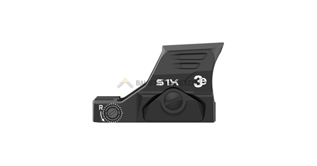 3E S1X Multi-Reticle Refleks Nişangah Red Dot (2 MOA & 32 MOA Circle, Siyah)