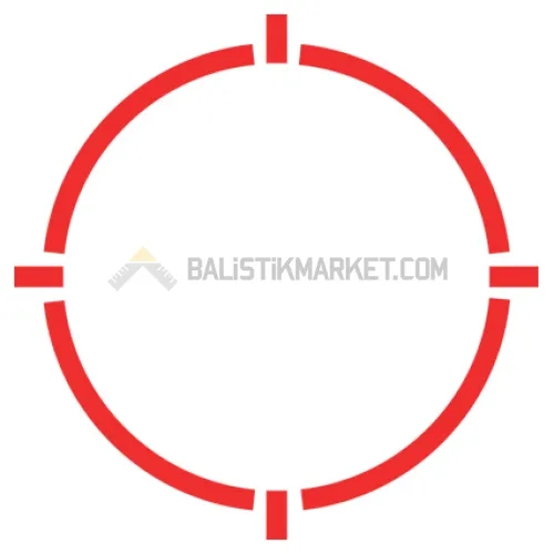 3E S1X Multi-Reticle Refleks Nişangah Red Dot (2 MOA & 32 MOA Circle)