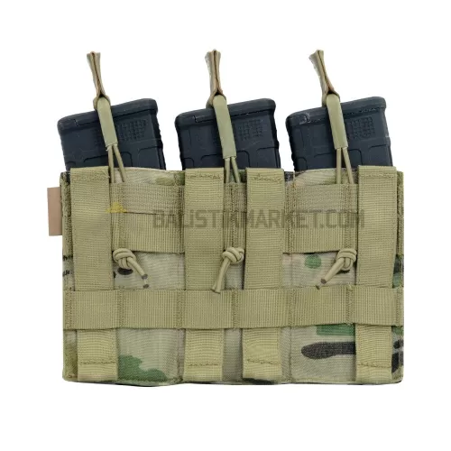 Agilite Gear AG3 5.56 Triple Şarjör Cebi (Multicam)