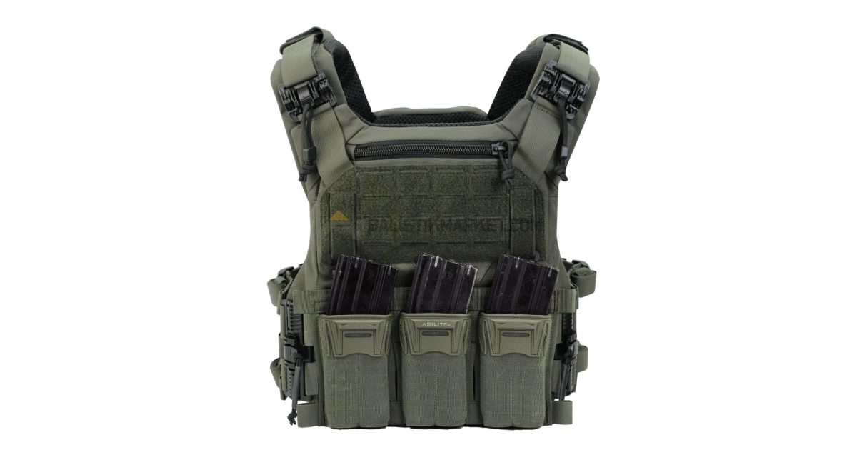 Agilite Gear Pincer Placard Şarjör Cebi (Ranger Green)
