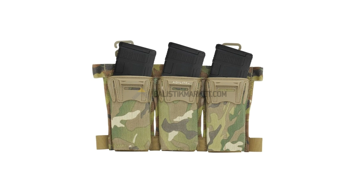Agilite Gear Pincer Placard Şarjör Cebi (Multicam)
