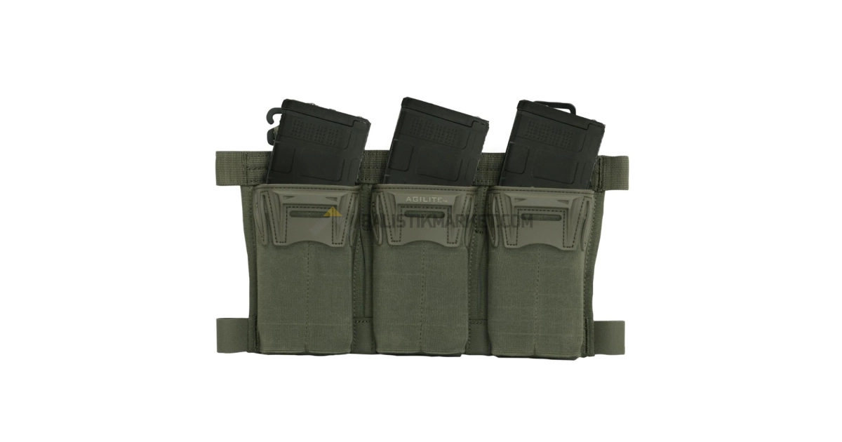 Agilite Gear Pincer Placard Şarjör Cebi (Ranger Green)