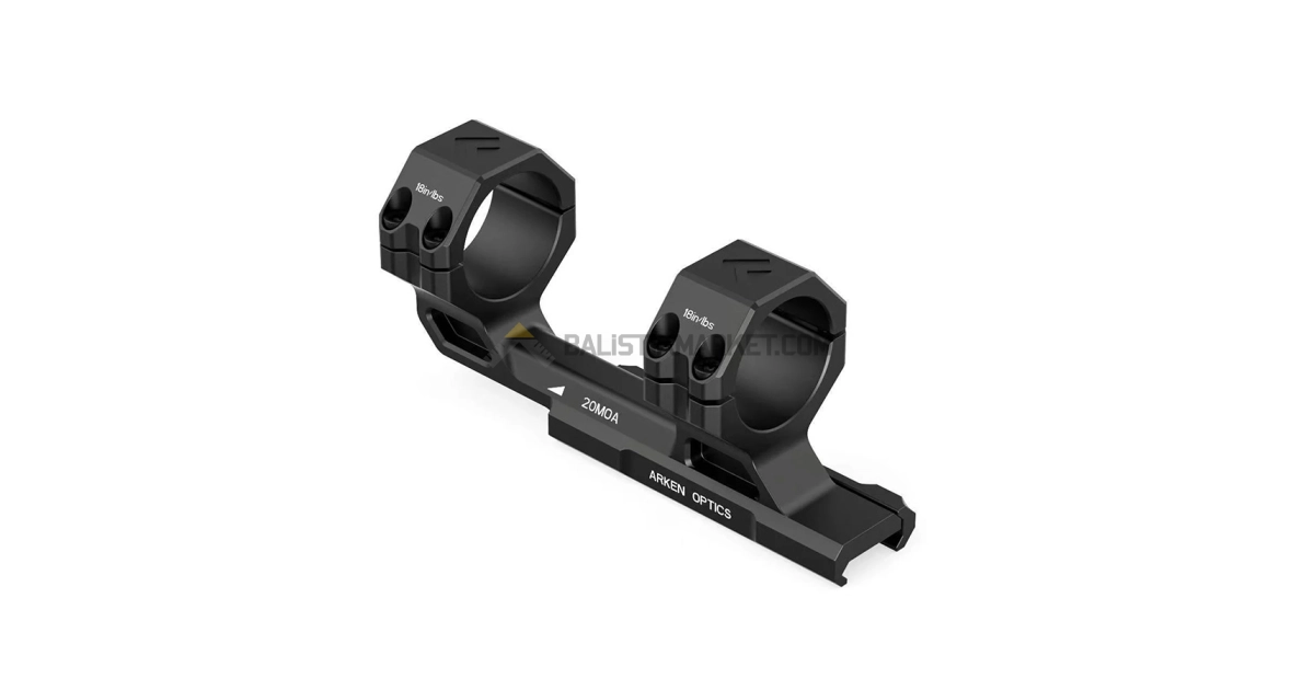 Arken Optics Rigid Precision Mounts 30mm 20 MOA Tek Parça Tüfek Dürbün Ayağı