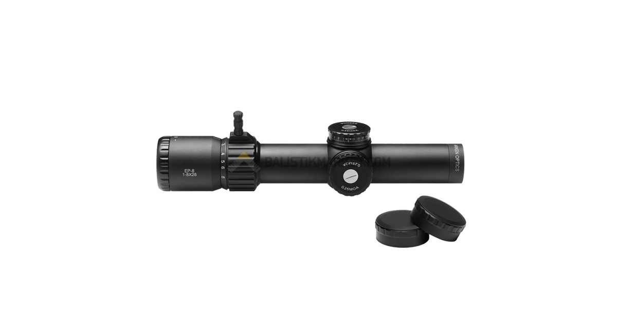 Arken Optics EP-8 1-8x28 FFP KLBOX (MOA) Tüfek Dürbünü