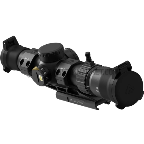 Arken Optics EP-8 1-8x28 FFP KLGRID (MRAD) Tüfek Dürbünü + Rigid Mount Bundle