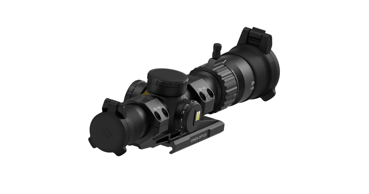 Arken Optics EP-8 1-8x28 FFP KLGRID (MRAD) Tüfek Dürbünü + Rigid Mount Bundle