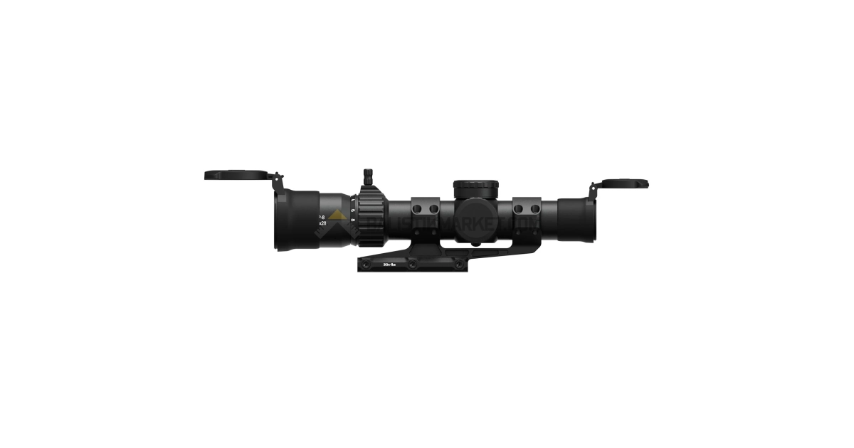 Arken Optics EP-8 1-8x28 FFP KLGRID (MRAD) Tüfek Dürbünü + Rigid Mount Bundle