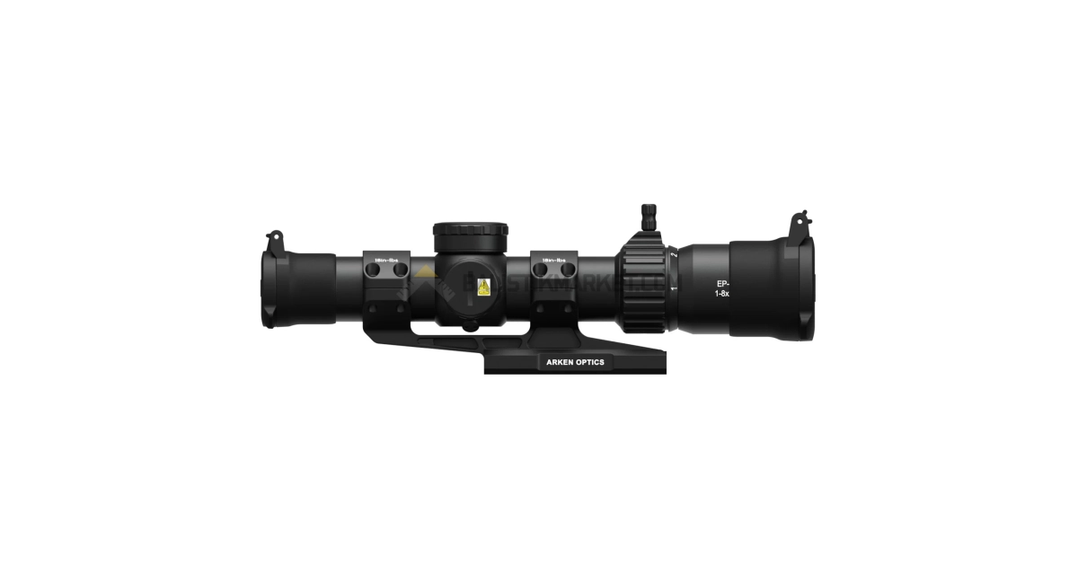 Arken Optics EP-8 1-8x28 FFP KLGRID (MRAD) Tüfek Dürbünü + Rigid Mount Bundle
