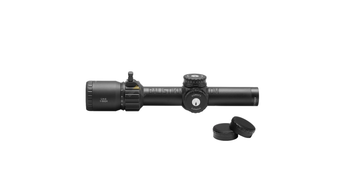 Arken Optics LH-6 1-6x24 SFP KLBOX (MOA) Tüfek Dürbünü