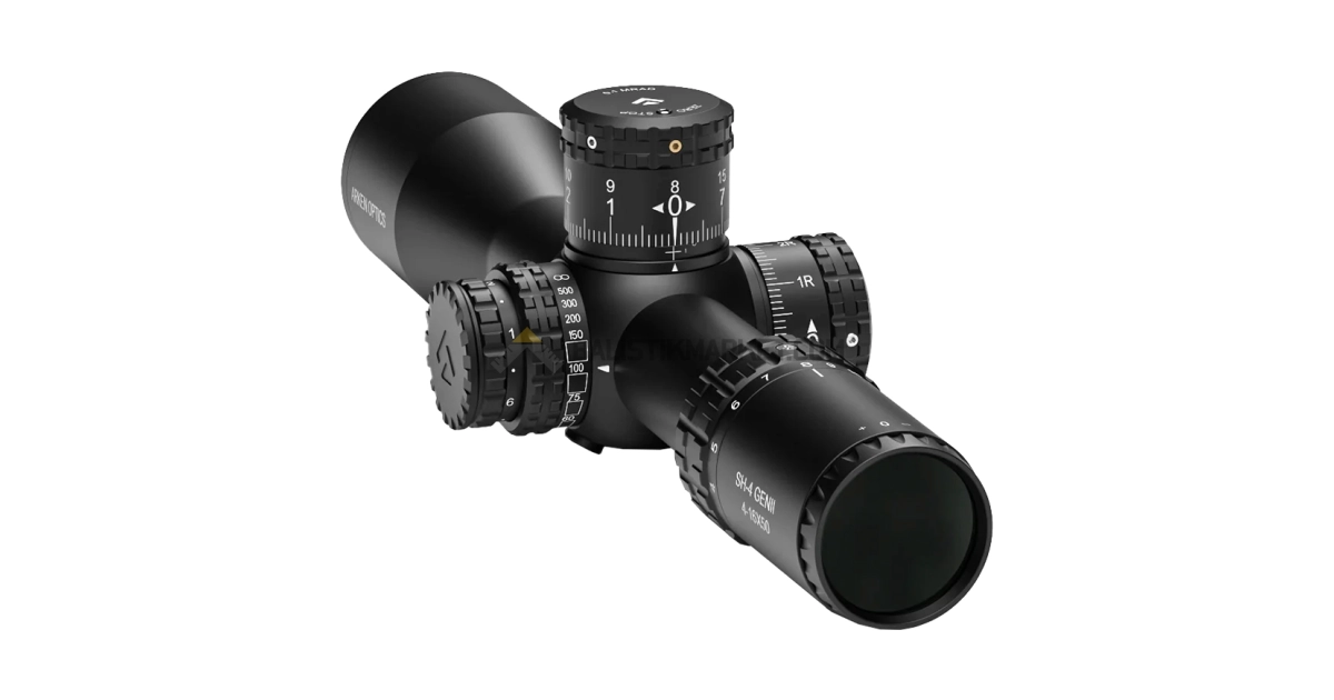 Arken Optics SH-4 GEN2 4-16x50 FFP VPR (MRAD) Tüfek Dürbünü