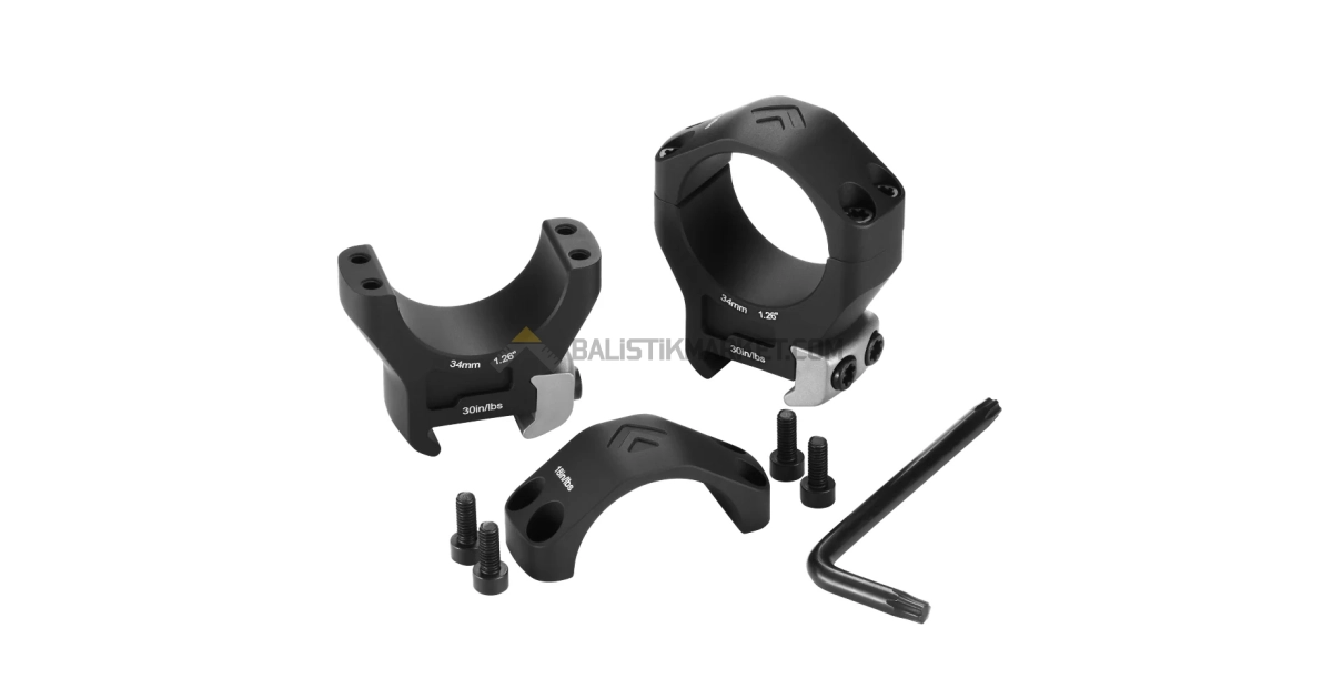 Arken Optics Halo Ti 34mm Tüfek Dürbün Ayağı (Medium)