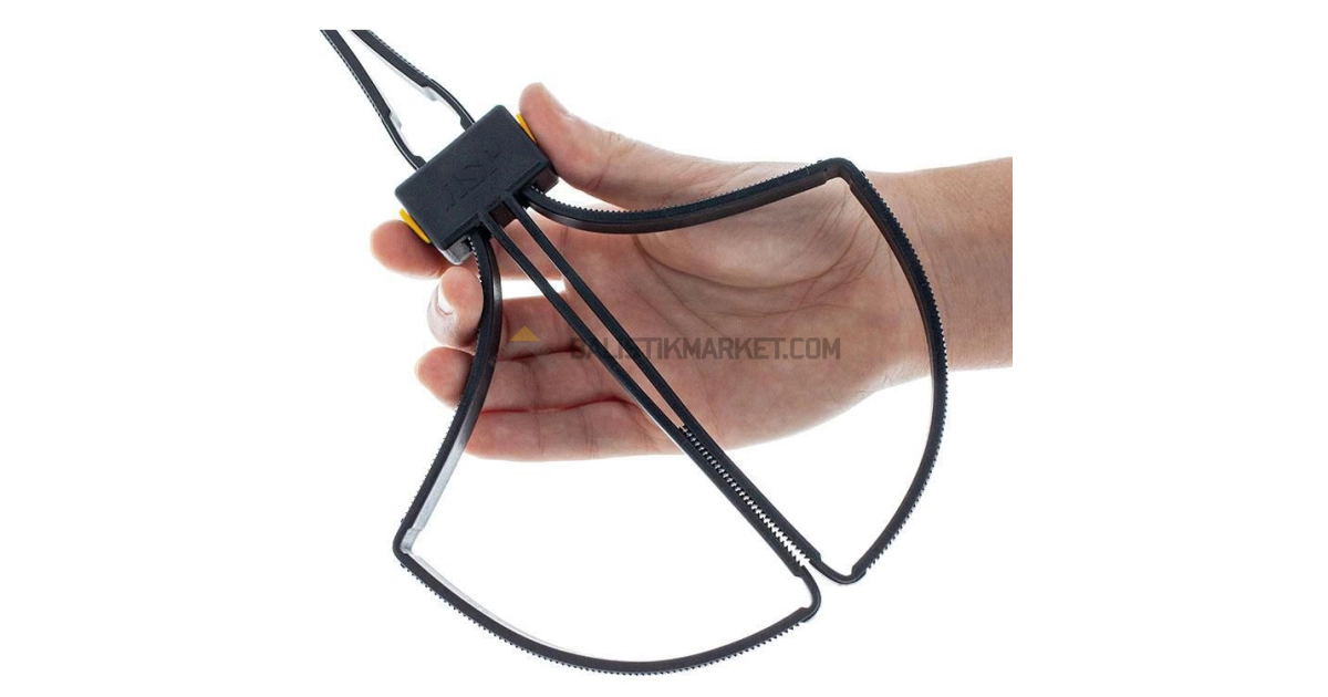 ASP Tri-Fold Plastik Kelepçe (Siyah)