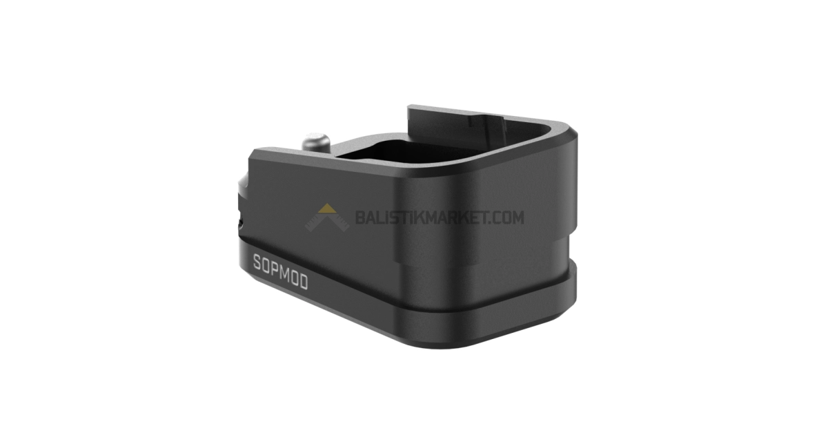 Sopmod Prime Şarjör Kapasite Artırıcı Soket +3 Siyah (Glock)