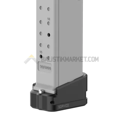 Sopmod Prime Şarjör Kapasite Artırıcı Soket +3 Siyah (Glock)