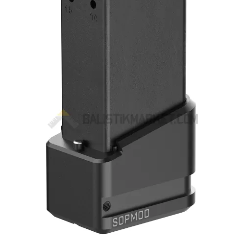 Sopmod Prime Mec-Gar Şarjör Kapasite Artırıcı Soket +5 Siyah