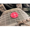 Bay Hedef Ters Bayrak Yuvarlak Kırmızı Peç