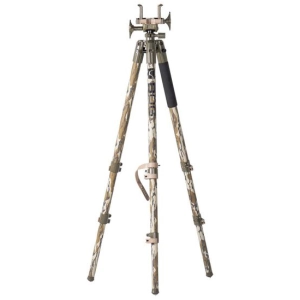 BOG DeathGrip Kamuflaj Alüminyum Tüfek Tripodu (Mossy Oak Bottomland)
