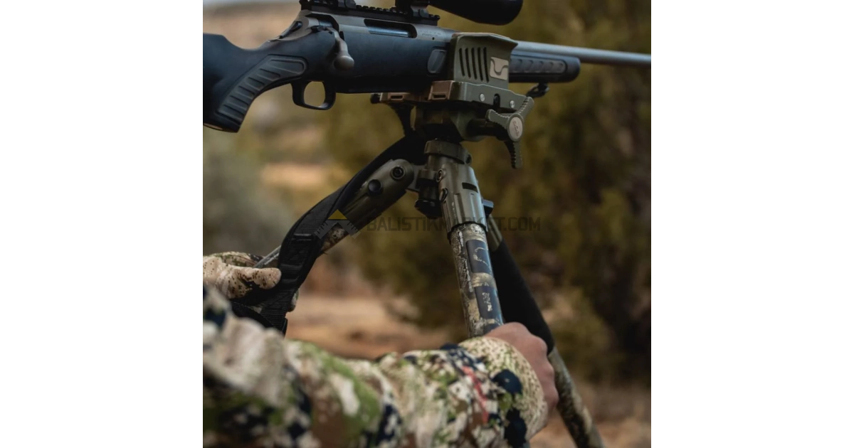 BOG DeathGrip Kamuflaj Alüminyum Tüfek Tripodu (Mossy Oak Bottomland)