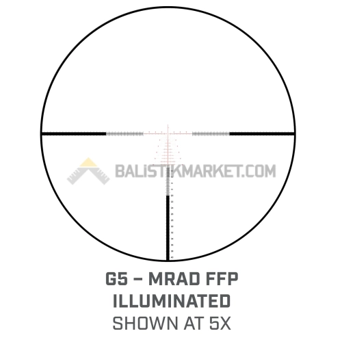 Bushnell Match Pro 5-30x56 FFP G5I (MRAD) Tüfek Dürbünü