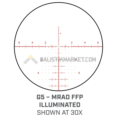 Bushnell Match Pro 5-30x56 FFP G5I (MRAD) Tüfek Dürbünü