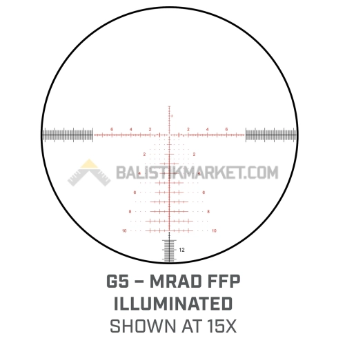Bushnell Match Pro 5-30x56 FFP G5I (MRAD) Tüfek Dürbünü