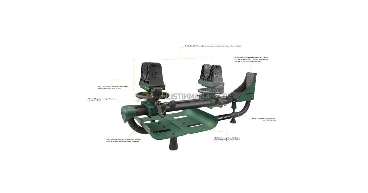 Caldwell Lead Sled DFT 2 Shooting Rest Tüfek Atış Desteği