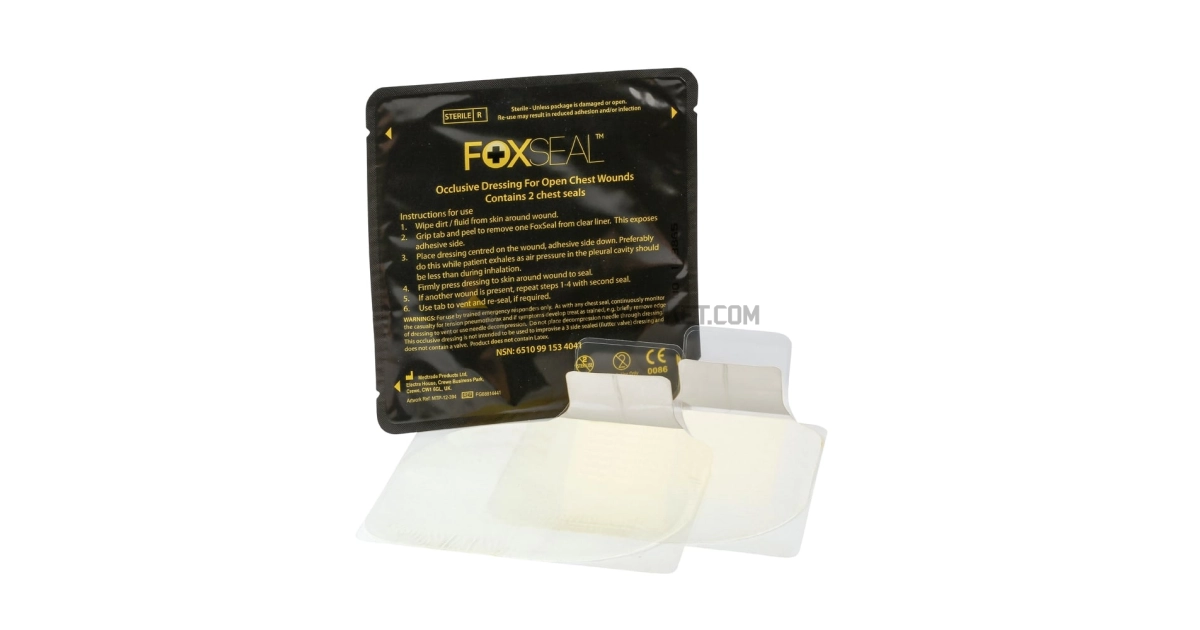 Celox FOX Chest Seal (Göğüs Bandı) - 2'li