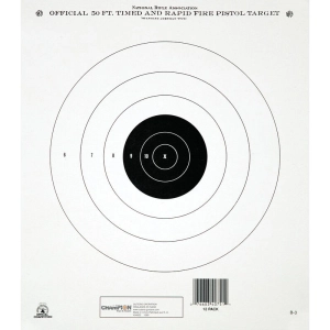 Champion Target 6-15 Metre Zamanlı NRA Hızlı Hedef Kağıdı (12 Adet)
