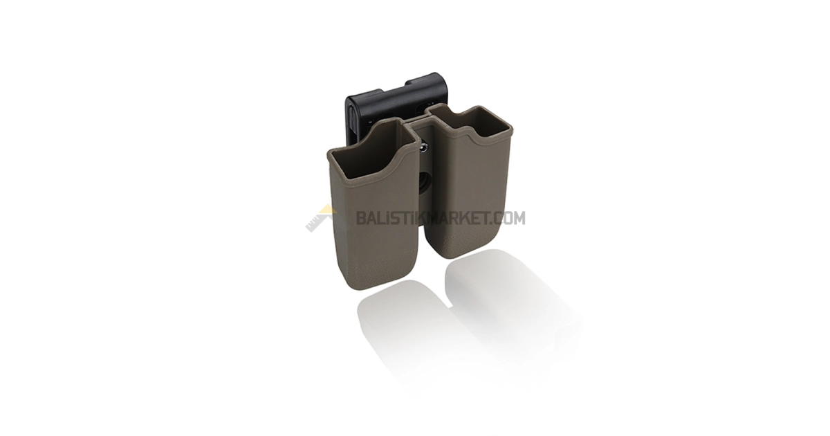 CYTAC CY-MP-G3 Glock 17, 19, 22, 23, 26, 27, 31, 32, 33, 34, 35, 37, 38, 39 Çiftli Şarjör Kılıfı