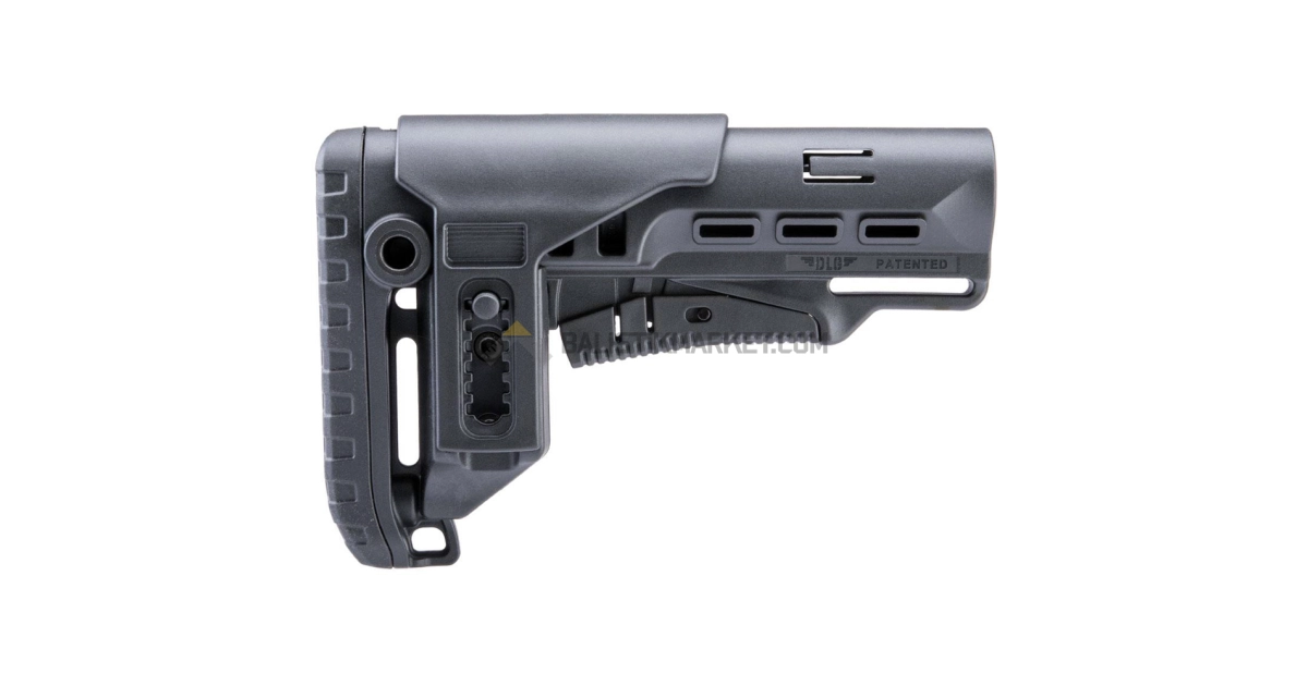 Dlg Tactical TBS Tactical CCP Yanak Aparatlı Dipçik (Siyah)