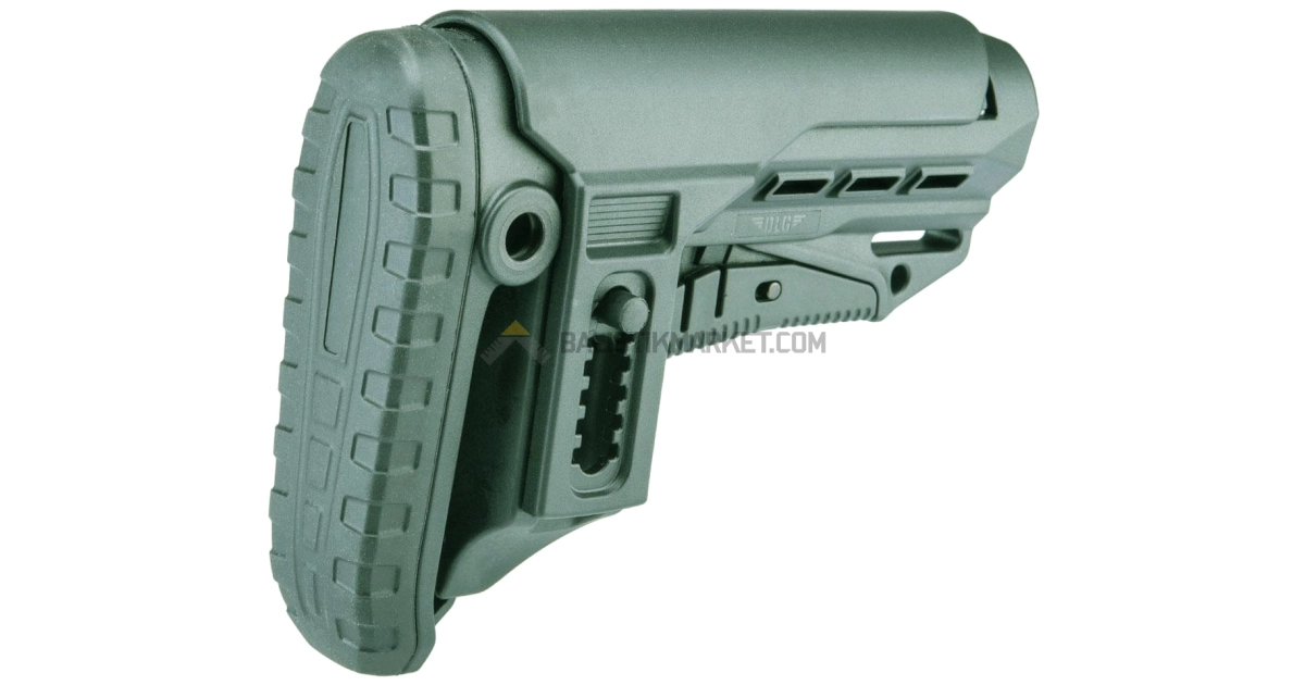 Dlg Tactical TBS Compact PCP Yanak Aparatlı Dipçik (Yeşil)