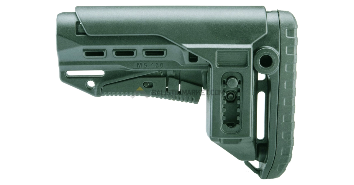 Dlg Tactical TBS Compact PCP Yanak Aparatlı Dipçik (Yeşil)