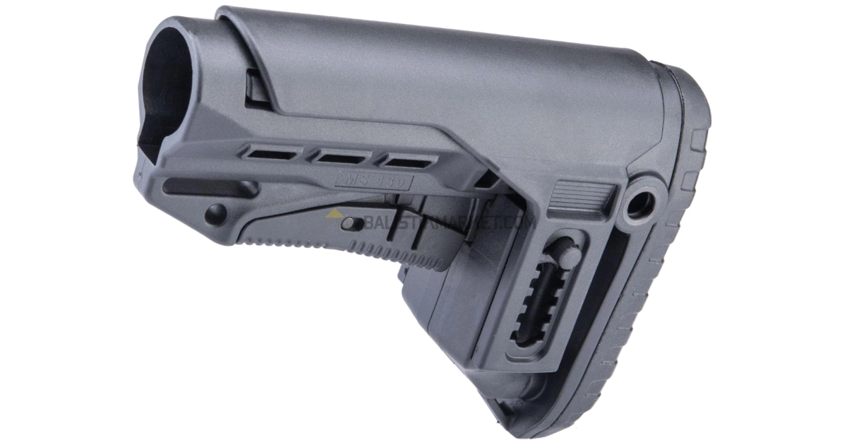 Dlg Tactical TBS Compact PCP Yanak Aparatlı Dipçik (Siyah)