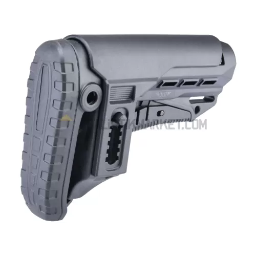 Dlg Tactical TBS Compact PCP Yanak Aparatlı Dipçik (Siyah)